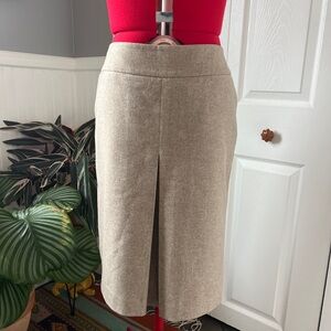 Banana Republic Taupe Wool Blend skirt